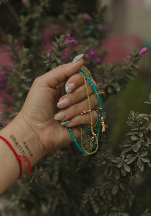 Collar Nereida y coral