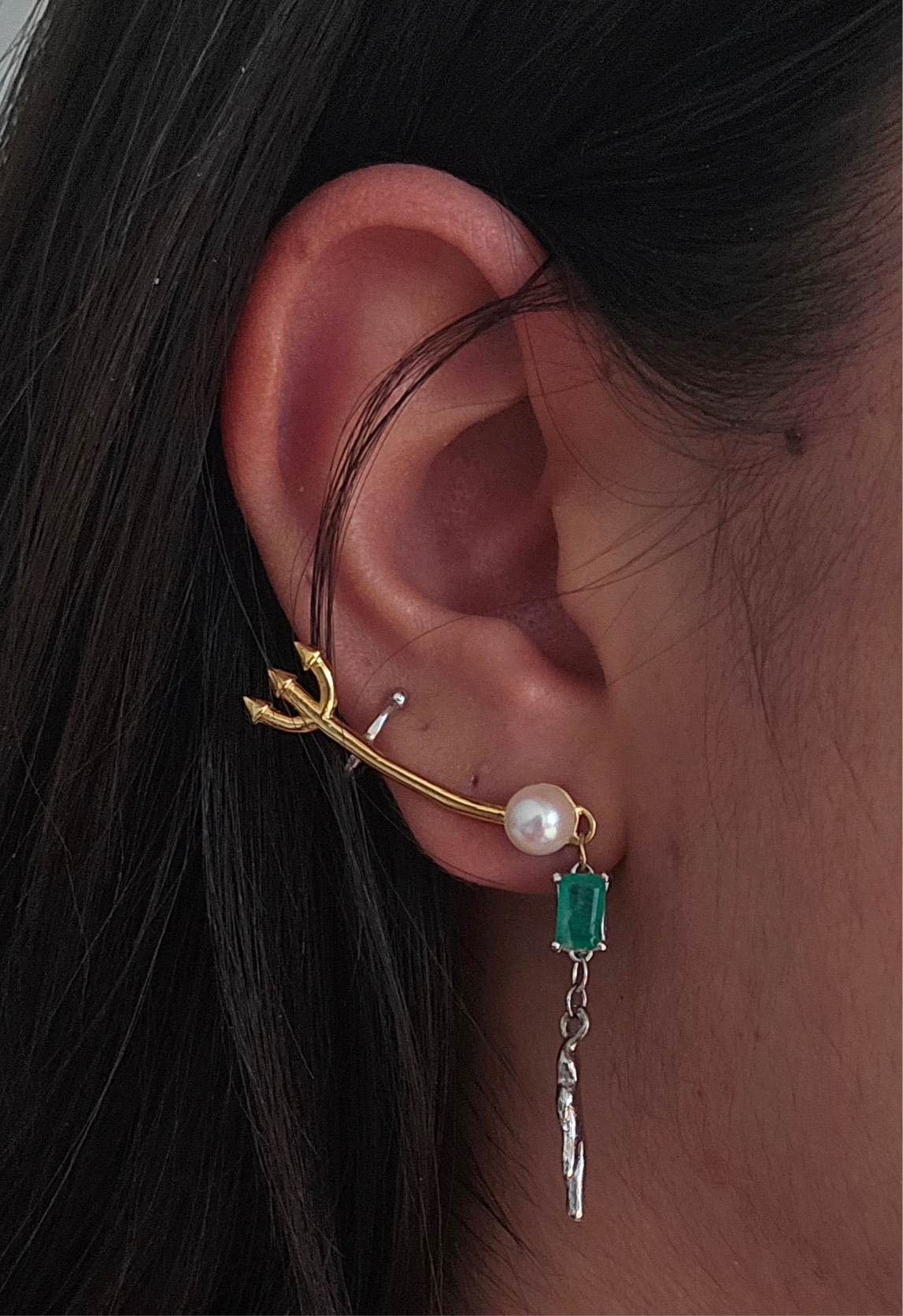 ARETES TRIDENTE Y CORAL